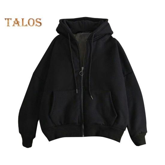 

Осень-зима Мужское пальто на молнии с длинными рукавами, эластичными манжетами, толстый, большого размера, со шнурком, плюшевый, однотонный, свободные карманы, повседневная спортивная толстовка с капюшоном 3XL чёрный