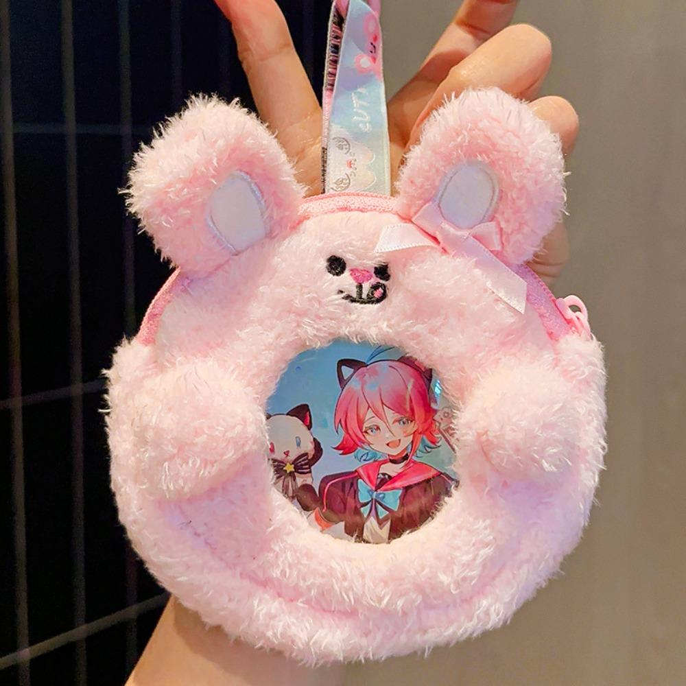 

Animal Badge Display Plush Pendant Kawaii Plush Coin Purse Backpack Decor Style1