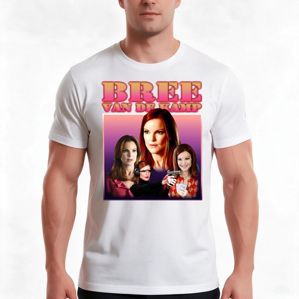 Bree Van De Kamp Homage Tshirt Summer Casual Cotton Tee Oversized Streetwear Tops Vintage Graphic Print Unisex Unisex Unisex
