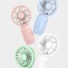 2025 New Model Noise Free Rechargeable Mini Fan for Silent Cooling Experience Lightweight Portable Mini Pocket Fan White