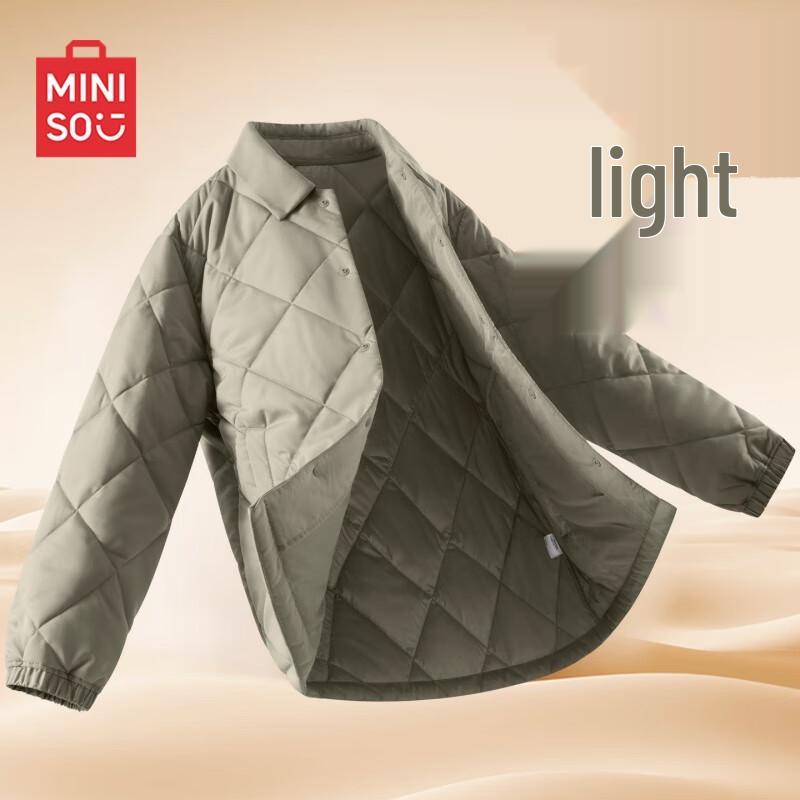 

MINISO Unisex Lightweight Lapel Padded Jacket 2XL