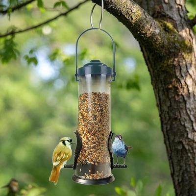 Clôture de Jardin Suspendue Outil d'Alimentation pour Oiseaux Mangeoire Légère Suspendue pour Balcon Cour