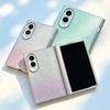 Etui z błyszczącym gradientem i pozłacaną ramką dla Samsung Z Fold 8 Ultra Fold8 szeroki Galaxy Z Fold 7 Magnetyczny zawias Ochronna osłona
