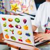 100 Fruits And Vegetables Small Fresh Ins Graffiti Stickers Notebook Biy Children'S Stickers