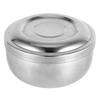 Men Wet Shaving Soap Mug Bowl Silver Metal Face Clning Hlth Care Shave Tool With Lid