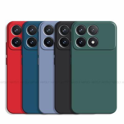 For Xiaomi Poco F6 Pro Case For Xiaomi Poco F6 Pro 5G Cover Original TPU Shockproof Liquid Silicone Protective Phone Back Cover
