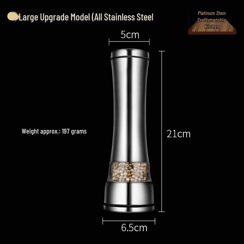 BoZhen Artisan Chef 304 Stainless Steel Manual Spice Grinder