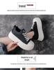 2026 Trendy Leather Platform Women's Shoes - Lightweight, Versatile, Casual, Height-Enhancing, Soft Sole for Spring & Autumn
