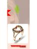 Pink Zircon Diamond Ring Set - Creative Jewelry Accessories