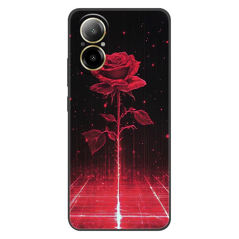 Pro Realme C67 4G C65 Pouzdro Mramorové Měkký Matný Silikonový Zadní Kryt Pro Realme C53 C55 Celé Tělo Telefonu RealmeC67 Coque Fundas