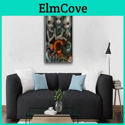 Moderne Heimdekorative Kunst Leinwanddruck Ohne Rahmen 12"x18"
