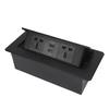 Desktop Pop Up Outlet 2xAC Sockets 16A 4000W 1xUSB A 1xType C Ports Table Recessed Power Strip for