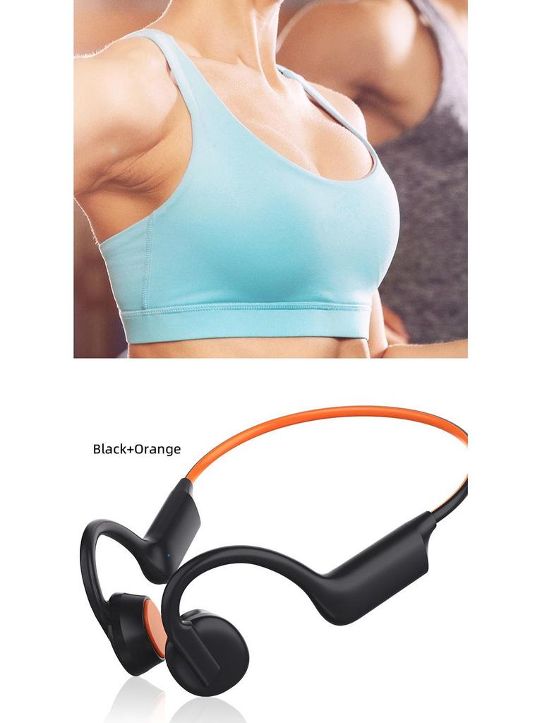 Private Mold K08 Bone Conduction Open-Ear Wireless Bluetooth Sports Headphones for Comfortable Long Wear