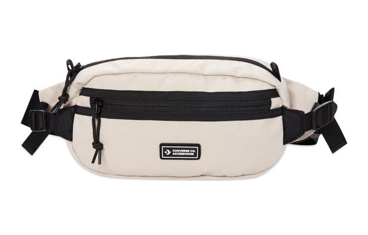 Converse Polyester Crossbody Bag, Shoulder Bag, Sling Bag, Fanny Pack Regular Unisex Light Khaki 10022098-A03