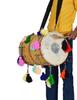 Handcrafted Sheesham Wood Gujarati Kachchi Bhangra Dhol – Traditional Indian Dhol with Carry Bag
