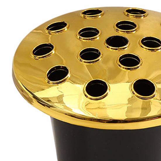 Cemetery Flower Holder with Lid Graveyard Memorial Vase Cemetery Flowerpot for Flower Arrangement Cemetery Decorations