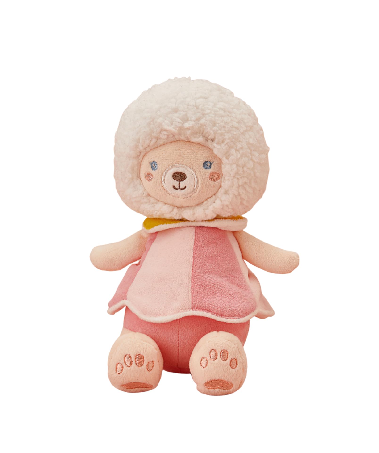 

Across Rainbow Plush Rabbit Christmas Gift, Medium, Standing Height 17.5 inches (45cm) with Pink Skirt (Cotton Bear)