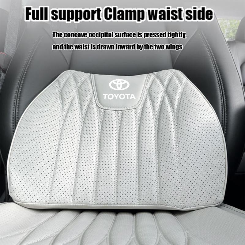 2026 Neu Für Toyota Autositzkissenbezug Memory-Schaum Lendenstützkissen Für Toyota 86 Mirai Supra Prado Alphard Crown Vellfi