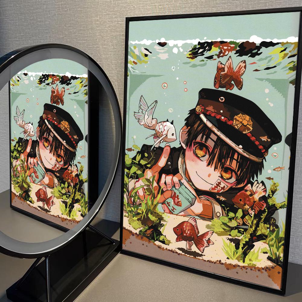 

Аниме-постер Мультфильм Туалетный фильм Ханако-кун Липкие постеры Ретро-наклейка из крафт-бумаги Сделай сам Комната Бар Кафе Эстетическое искусство Стена 21cm×30cm NoFrame