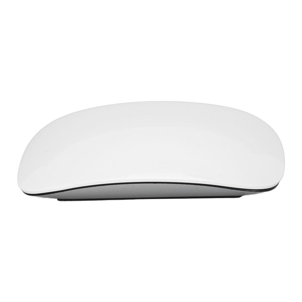 Bezdrátová Bluetooth myš, ergonomická zakřivená optická dotyková myš s USB-C, dobíjecí, tenká, tichá, cestovní