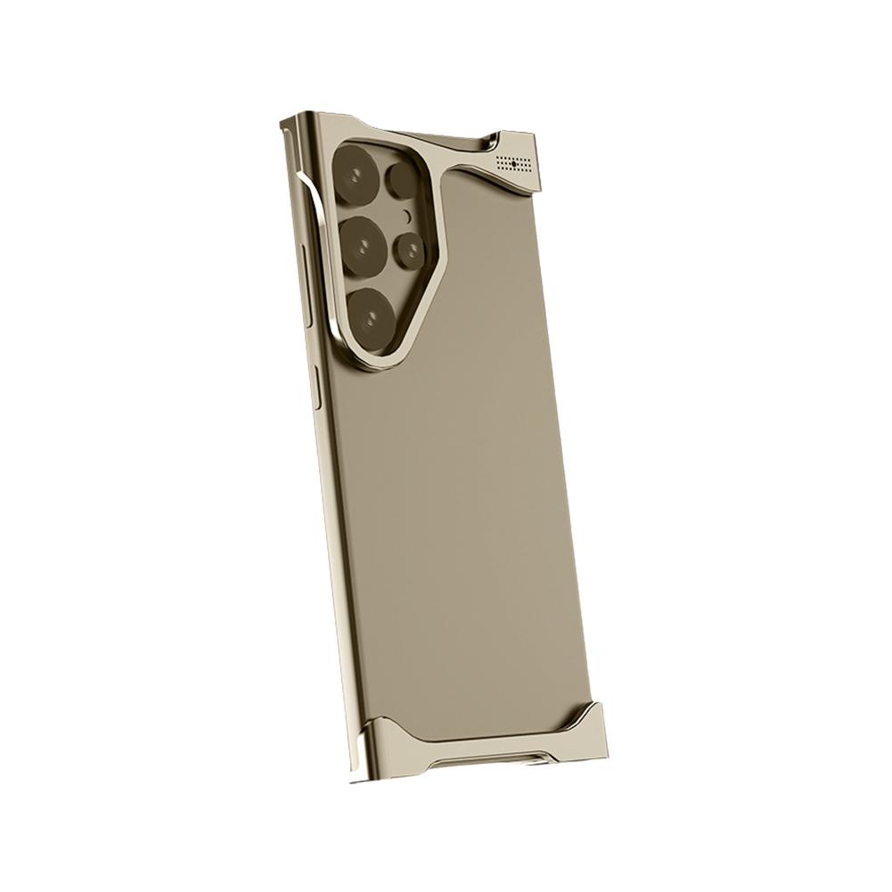 Irregular Metal Phone Case For Samsung Galaxy S25 Ultra Aluminum Heat Dissipation Cover Protect K7I5