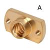Low Friction 3D Printer Nut Flange Design Trapezoidal Screw Nut  DIY Automation Equipment