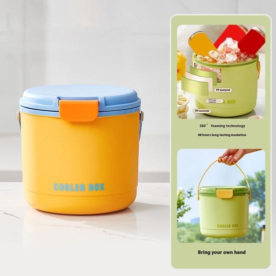 Ice Insulation Bucket Silicone Ice Mould Grid Ice Cube Trays Portable Ice Balancer Kettle Portable Ice Making Gadget