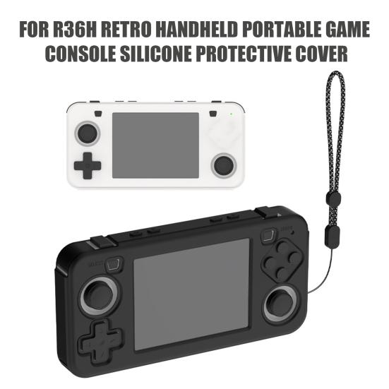 Game Console Silicone Protective Case for R36H Shockproof Handheld Game Machine Protector Cover Skin Shell Game Console Accessories