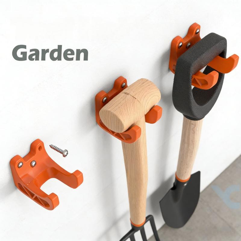 Home Garden Tool Hanger Multi-Functional Manual Trimming Tool Storage Rack Gardening Tool Organizer Special Bracket