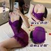 Sex underwear one-piece perspective sling mesh transparent sex set qqny957