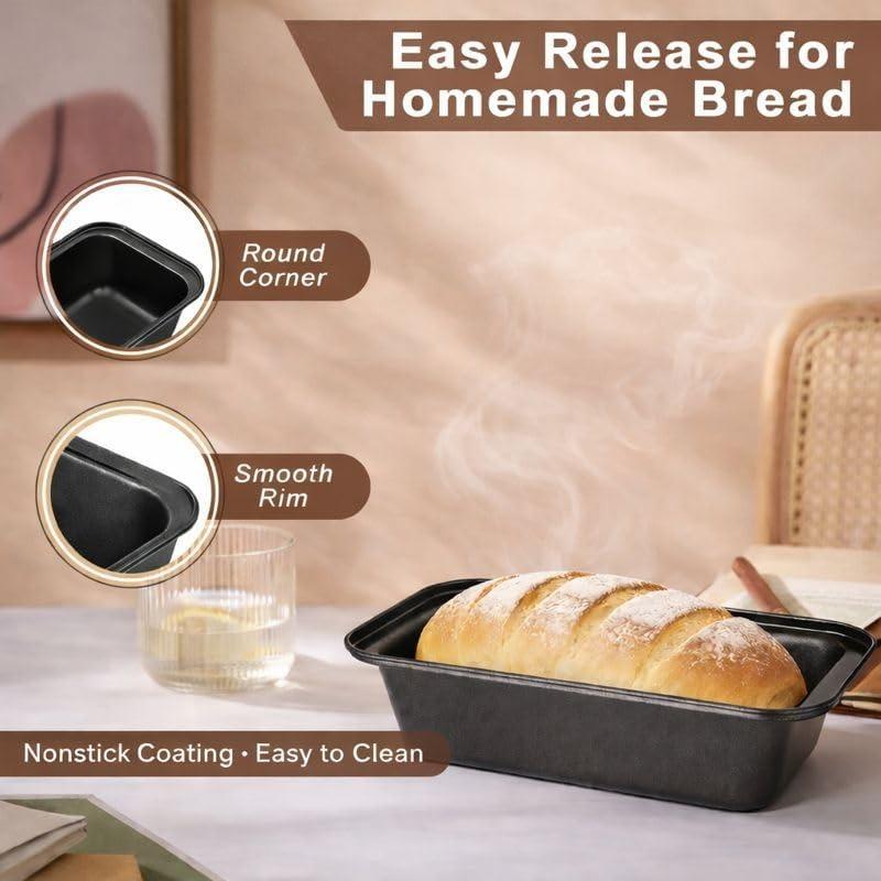 Loaf Pan Rectangle Toast Bread Mold Cake Mold Carbon Steel Loaf Pastry Baking Bakeware DIY Non Stick Pan Baking Supplies