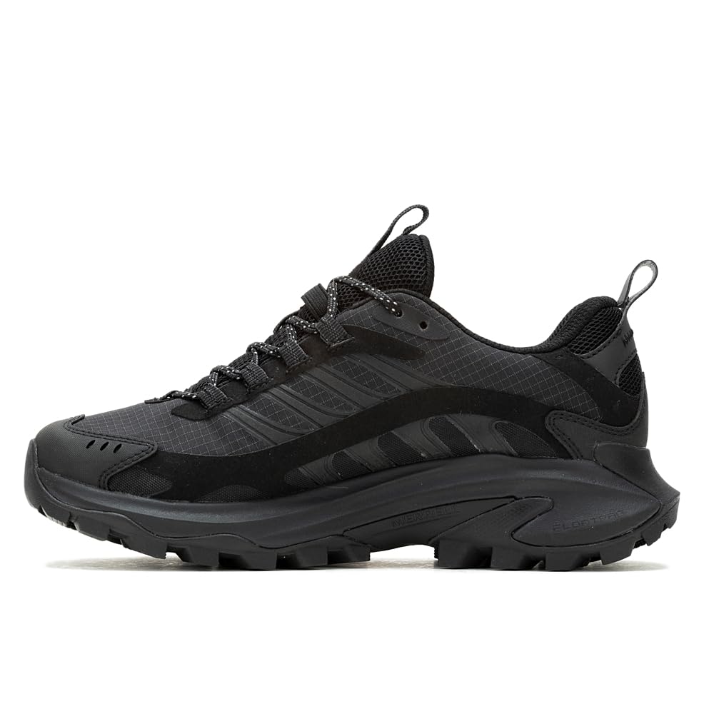 Merrell MOAB SPEED 2 Hiking Triple Size 2E GORE-TEX Shoes, Women's, Black, 24.5 cm,