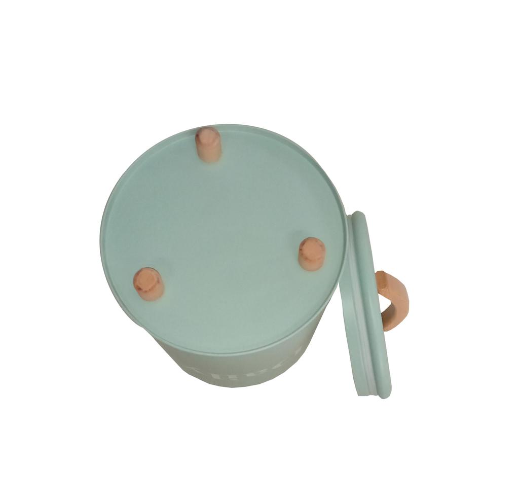 Abite Boite Round Case, 14 x H22.5cm, HP-604-GR