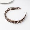 Simple Tortoiseshell Hair Hoop Wide Non-slip Teeth Headband New Retro Leopard Hair Hoop  Women