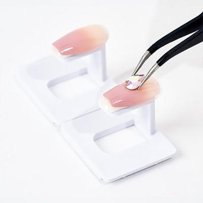 10 Nail Tip Stands (Including Clay Stickers)