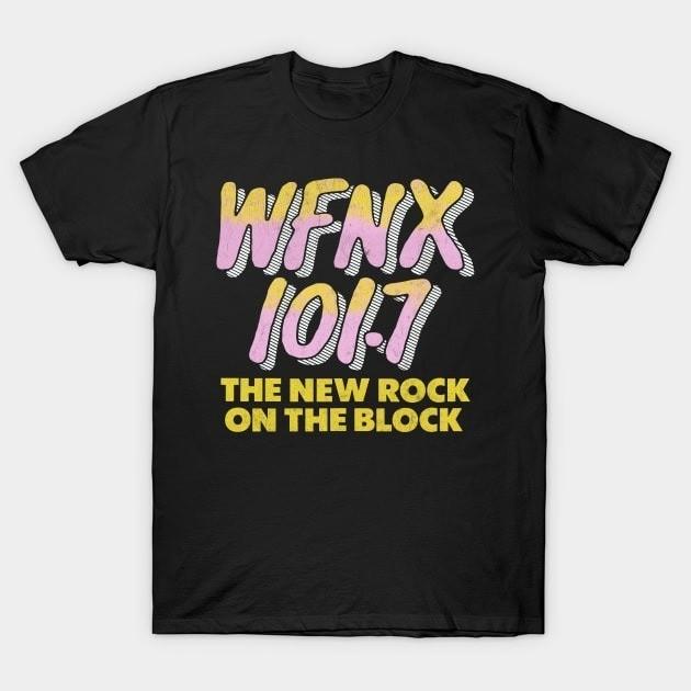 Vintage WFNX Boston The New Rock On The Block T-Shirt Unisex All Size S to 4XL S разноцветный