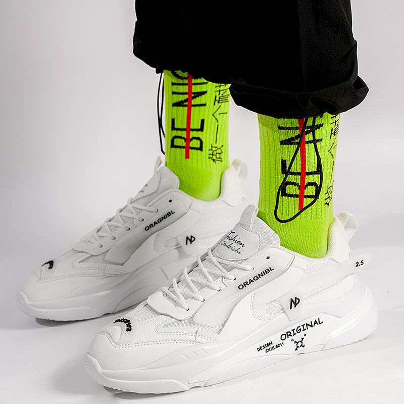 

Blue Running Shoes Summer Tenis Masculino New Fitness Test Middle School Students Bounce Cushioning Sneakers Mens Shoes 39 белый