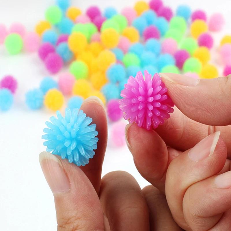 12Pcs Tpr Bayberry Sphere Hedgehog Small Massage Sphere For Yoga Foot Massage Ball Vent Decompression Soft Squishy Squeeze Fidget Toy