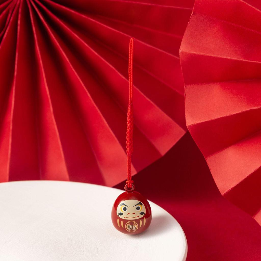 Japoński Kot Maneki-neko i Daruma Wisiorek na Szczęście Prezent