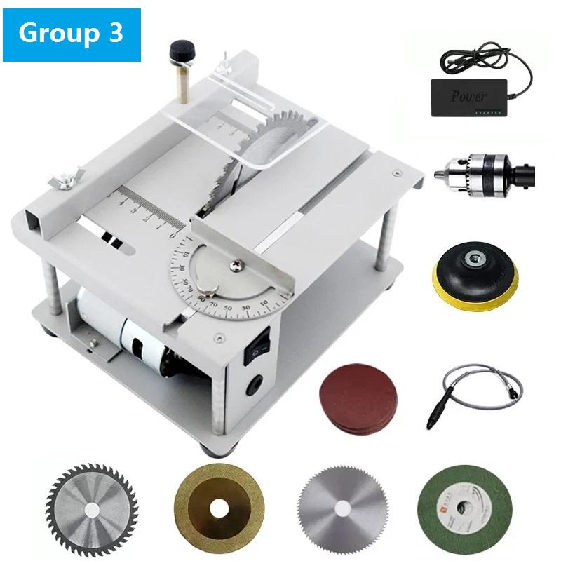 Mini Precision Table Saw Mini Electric Saw Table Saw Portable Woodworking Push Table Saw Multifunctional Cutting Machine