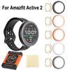 Protector de Ecran Metalic Anti-Zgârieturi pentru Bezel Ceas Smart Amazfit Active 2 Accesorii