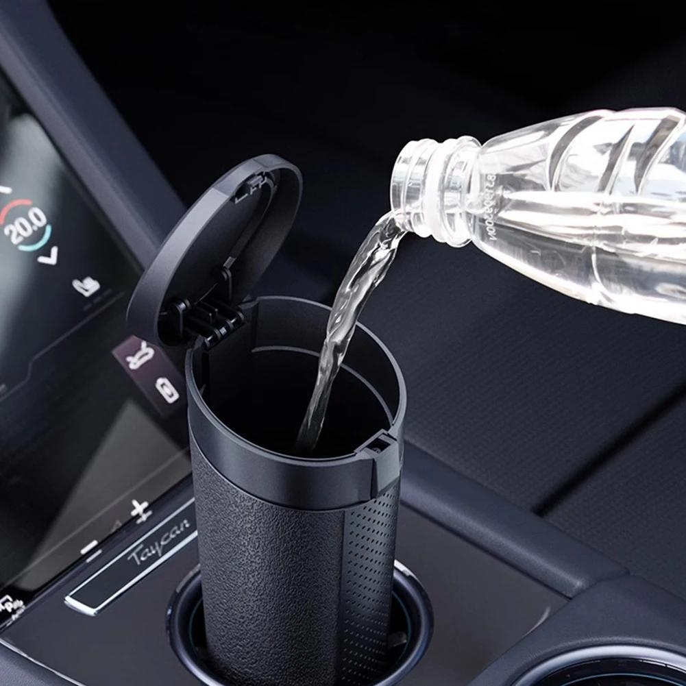 Car Trash Bin Can Mini Auto Dust Organizer Car Interior Rubbish Bag Garbage Container Storage Box Bucket Auto Accessories