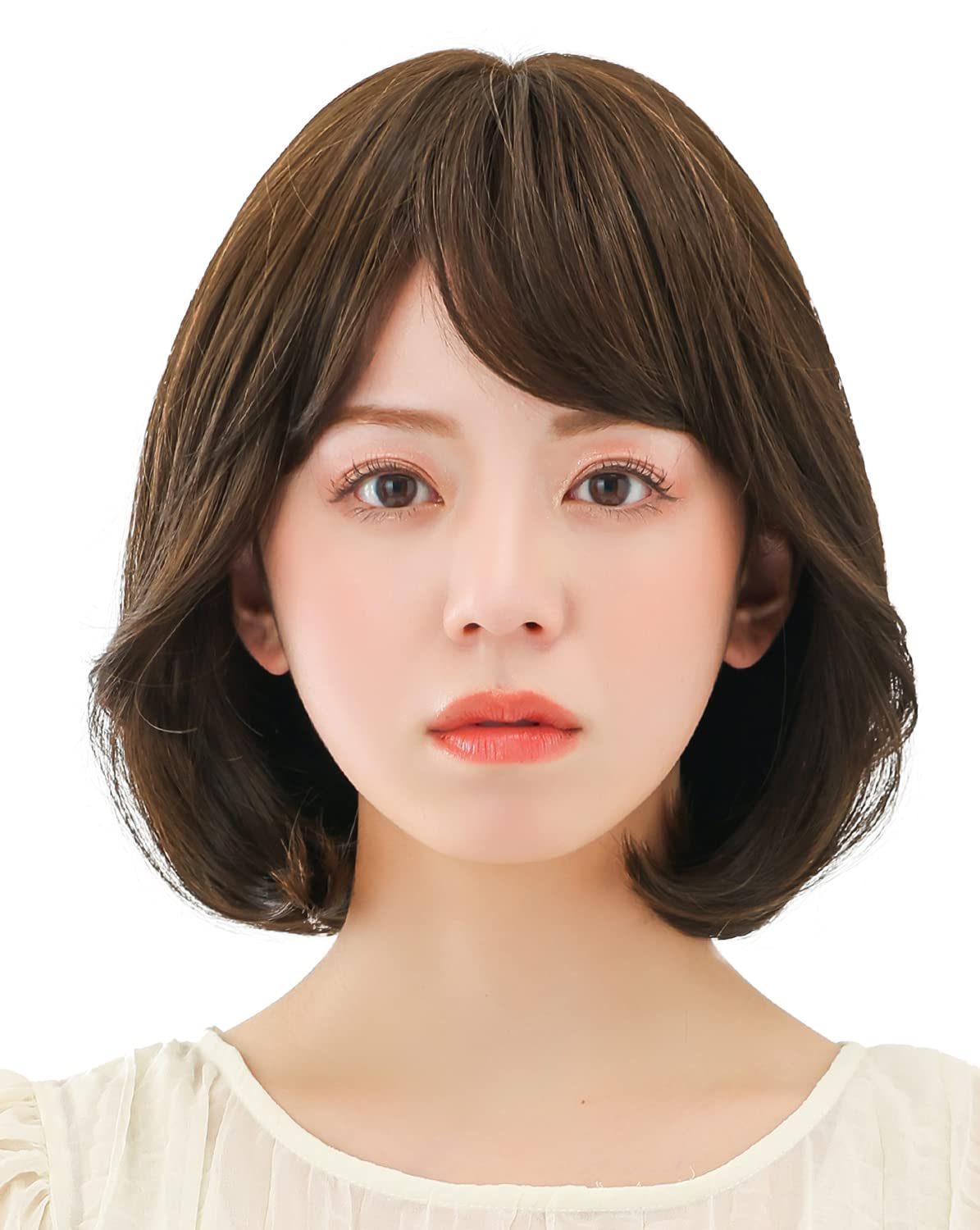

Wig Bob Medical Full Wig Wig One Size Fits Most pw121BRN [AQUADOLL] Women s BRN.Brown