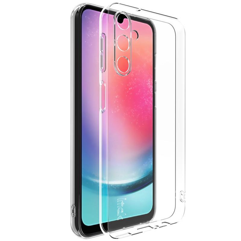 

IMAK UX-5 Series TPU Чехол для телефона для Samsung Galaxy A24 4G (162,1 х 77,6 х 8,3 мм),Противоударный прозрачный чехол-накладка для мобильного телефона A