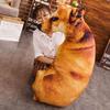 20cm 50cm 3D Simulation Hund Kissen Lebensecht Sitzender Hund Form Plüschkissen Sofa Schlafzimmer Kissen Kinderspielzeug Heimdekoration Geschenke