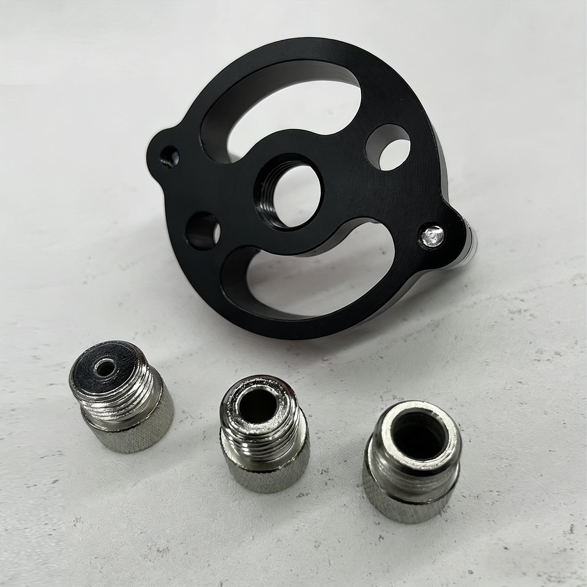 

Aluminum Alloy Self Centering Drilling Mold Set, Woodworking Handheld Drilling Machine Drilling Set for Furniture Joint Tool Kit чорний