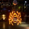 Mingyu Halloween Pumpkin Suction Cup Lights Decor Set