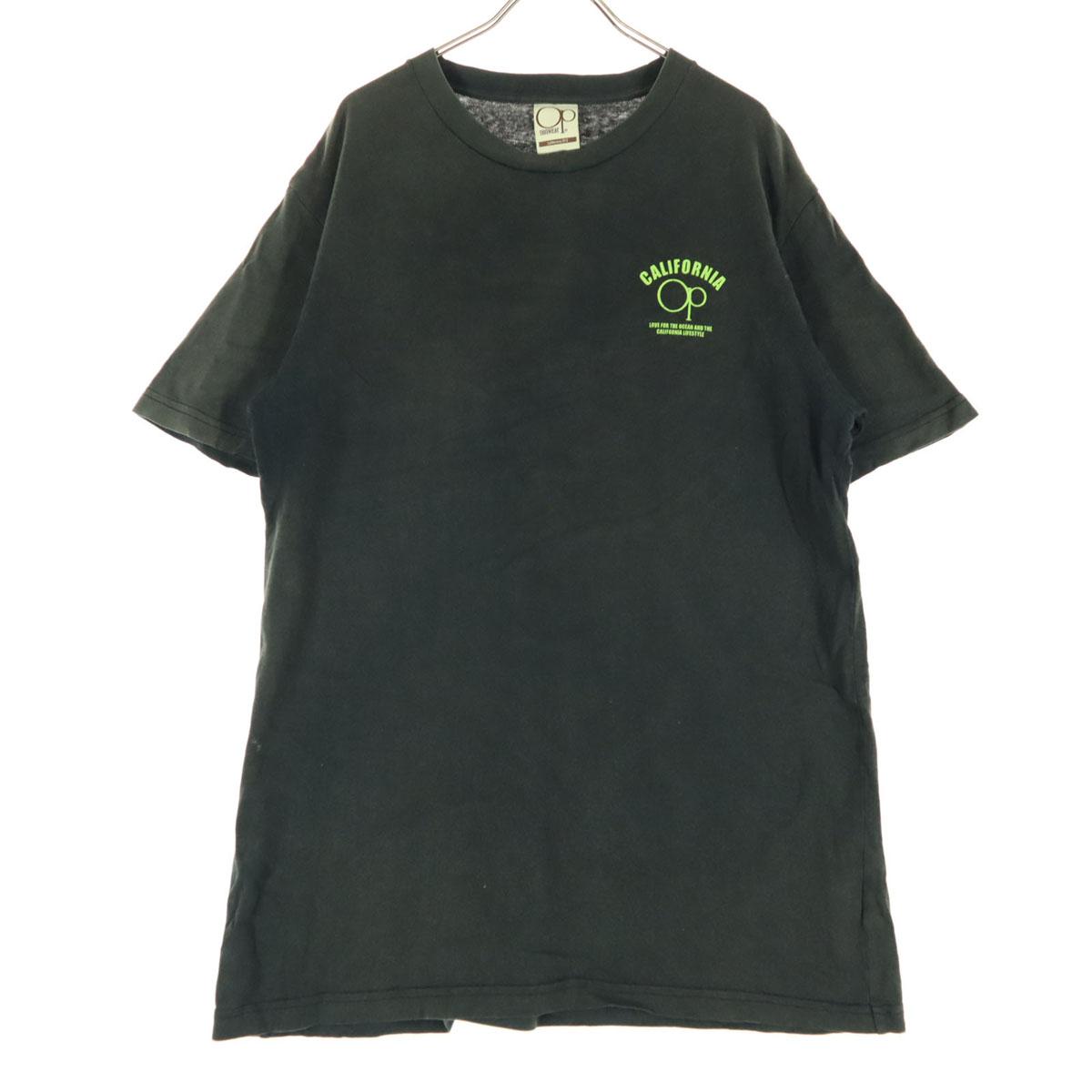 

oceanpacific Принт Футболка с коротким рукавом и круглым вырезом L черный Мужская Б/У