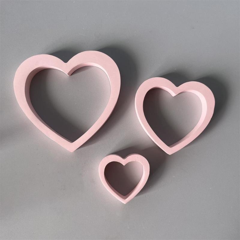 Romance Heart Shaped Silicone Mould for Wedding Valentines Candle Making and Craft Supplies