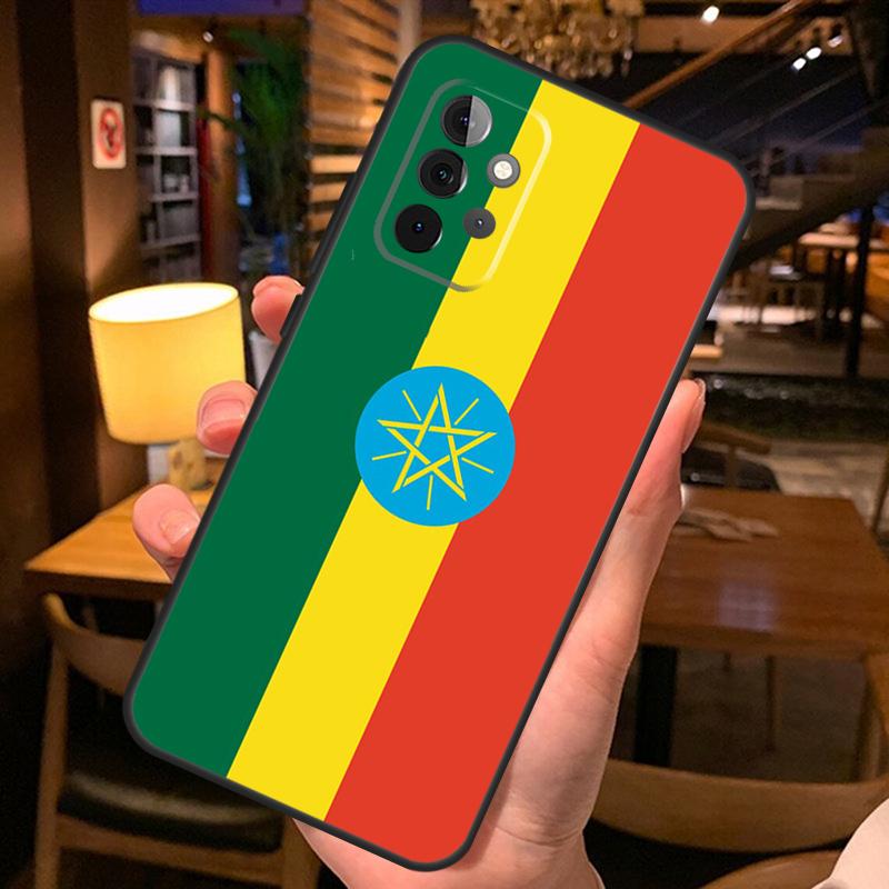 Ethiopia Flag Case For Samsung Galaxy A52 A12 A22 A32 A42 A51 A71 A13 A23 A33 A53 A14 A54 A34 Phone Cover